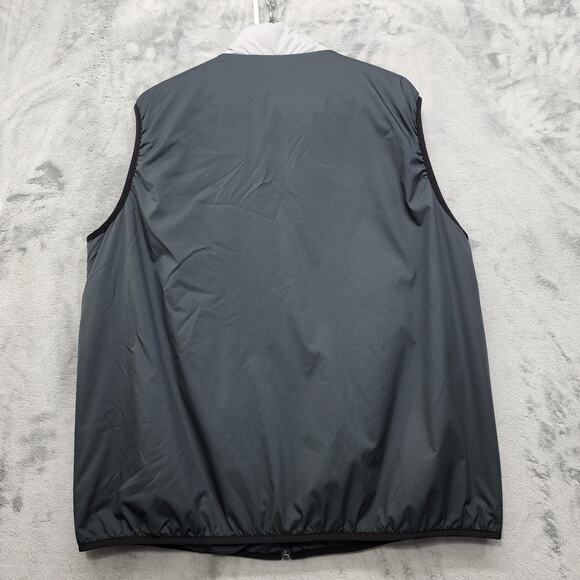 SwissTech Vest Mens L Gray Colorblock Sleeveless Full Zip Puffer Lightweight - Picture 2 of 11